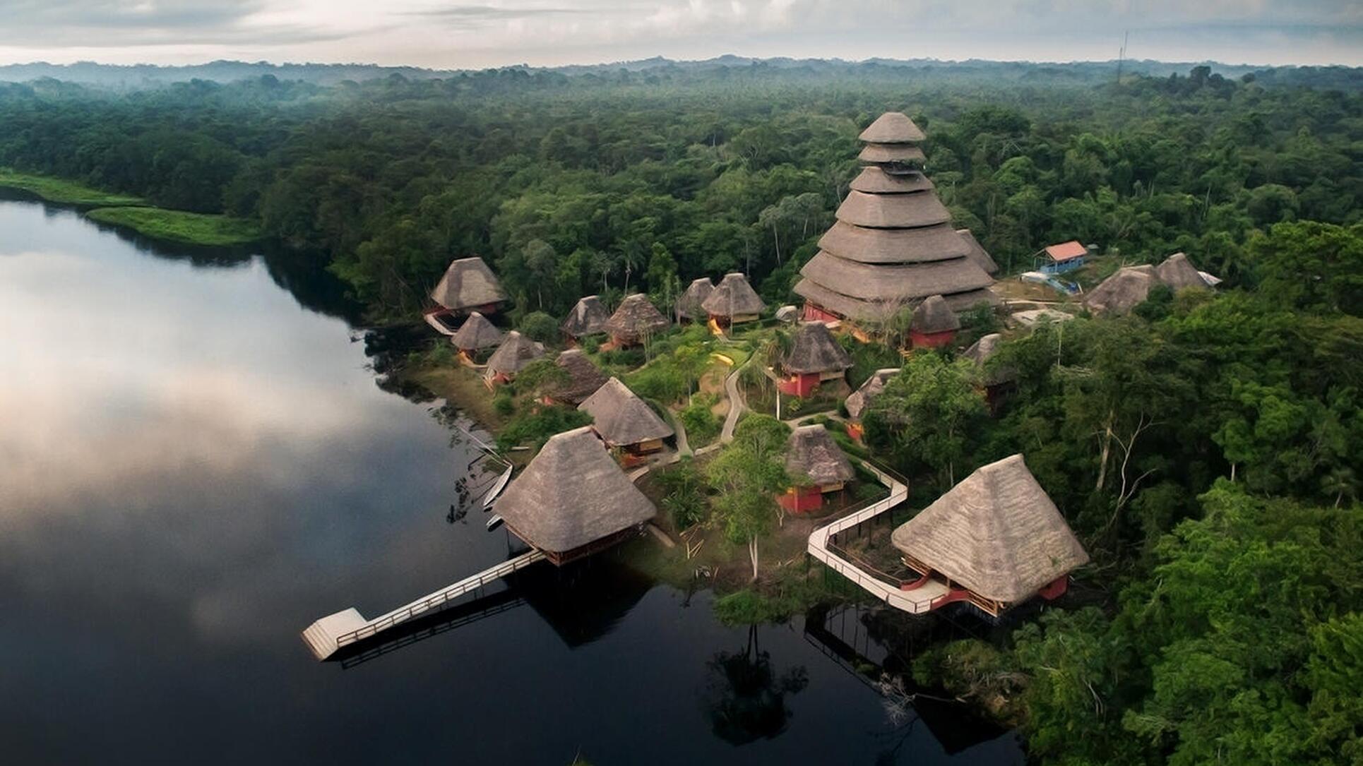 Napo Wildlife Center aerial view