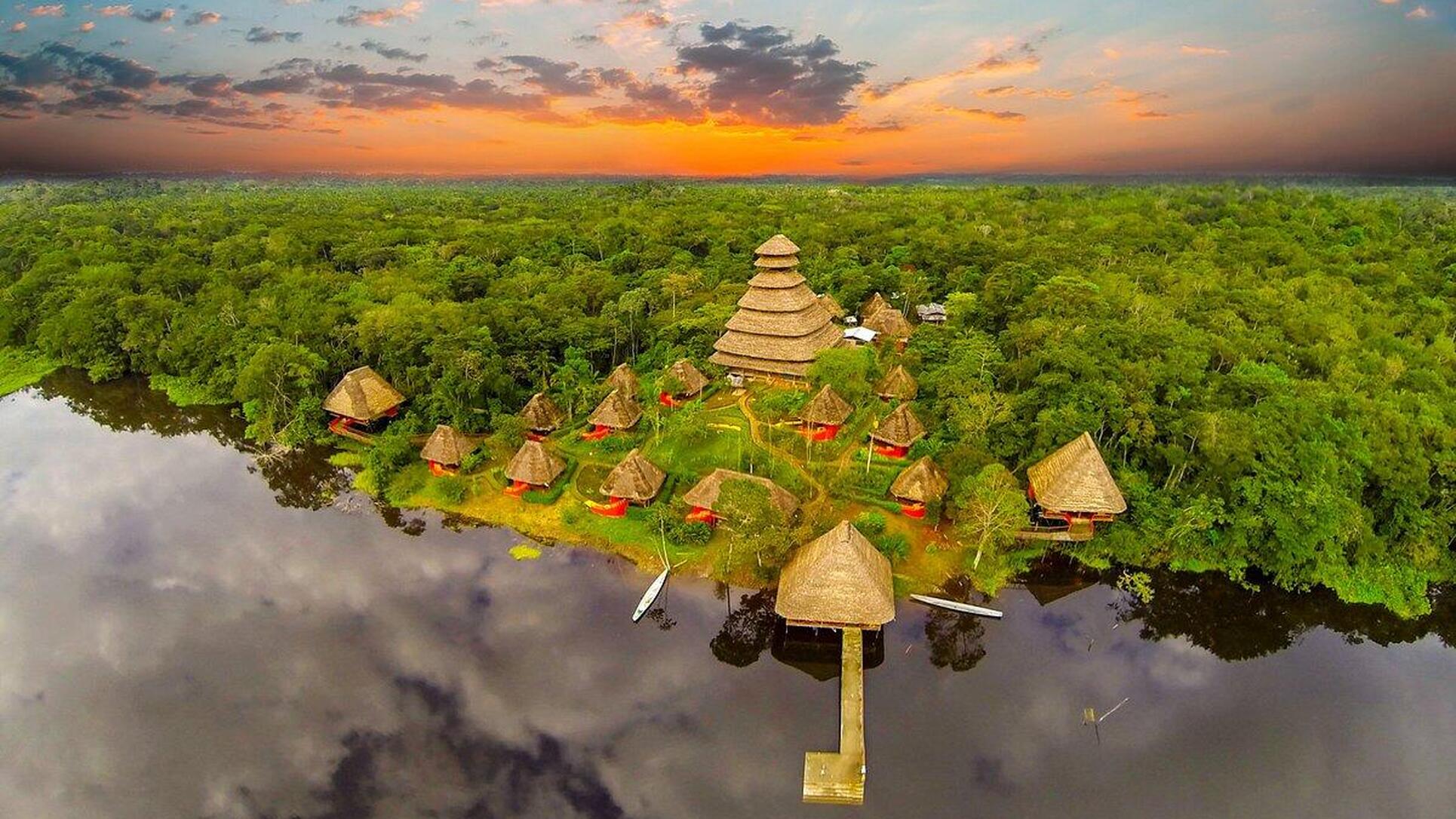 Napo Wildlife Center aerial view