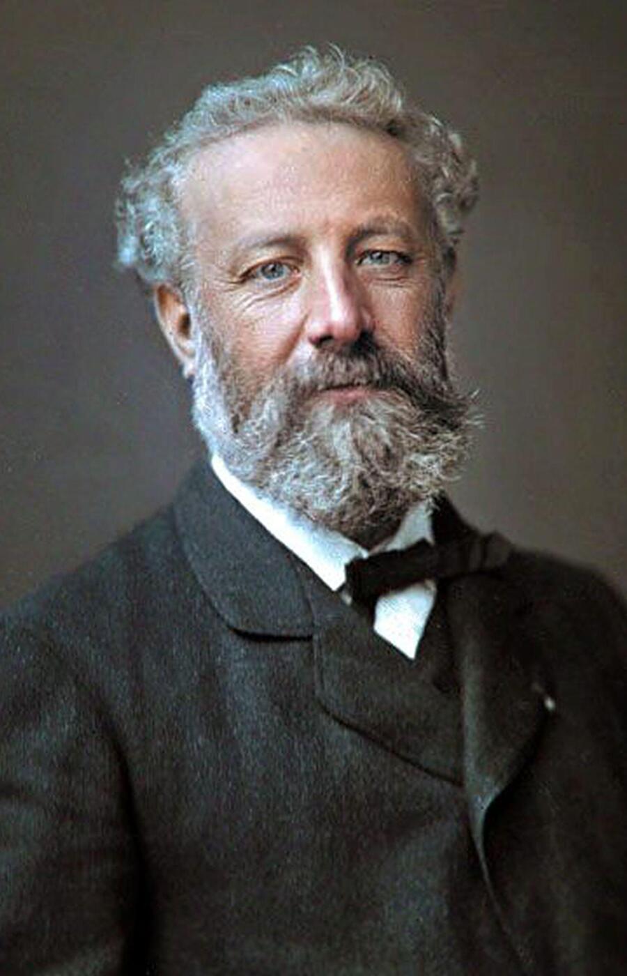 Portrait of the French writer Jules Verne. Jules Verne