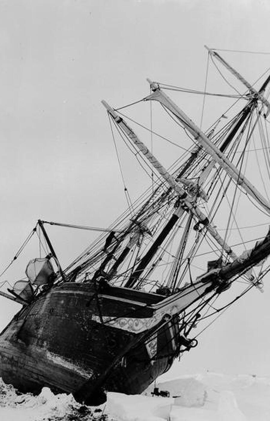 Endurance, trapped in the Antarctic ice in 1914. endurance ernest shackleton antarctica
